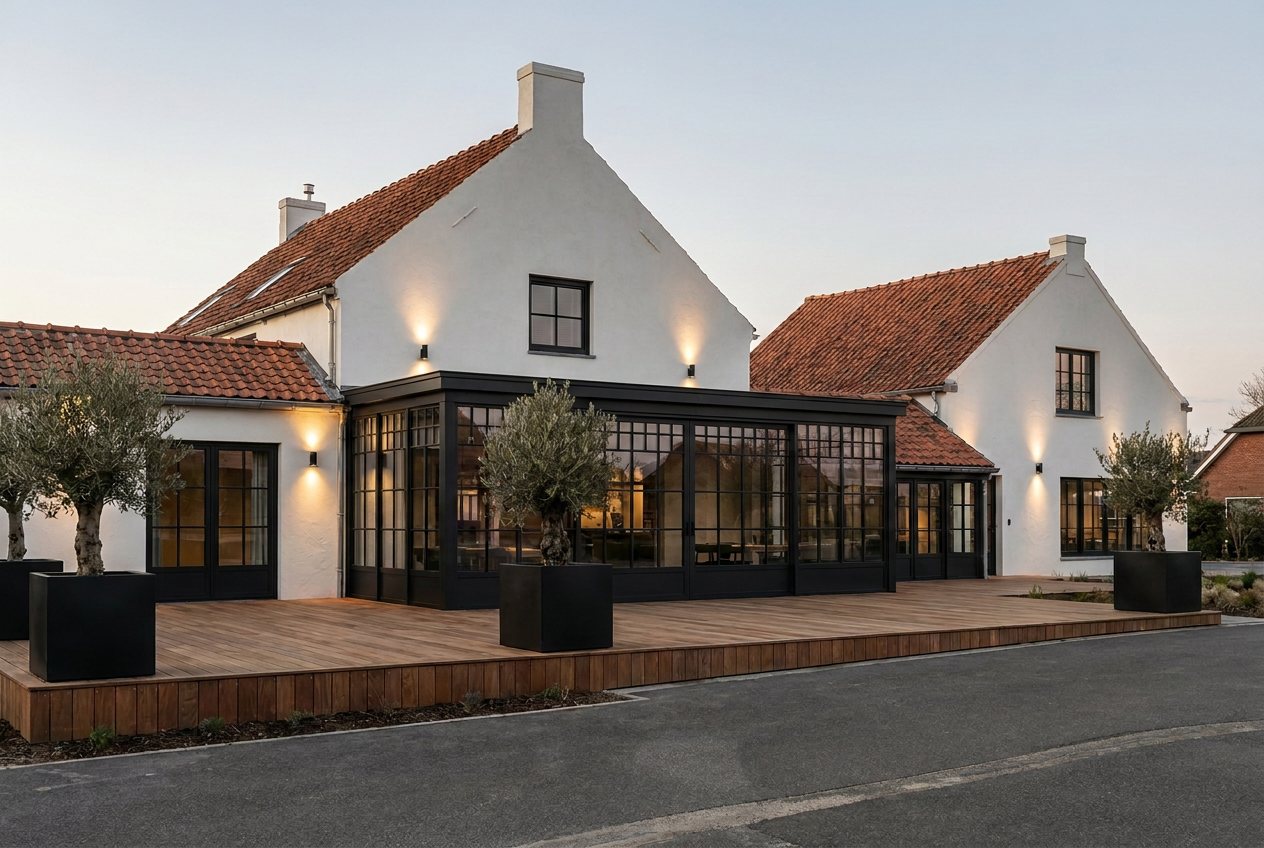 Impressie (render): de voorgevel aan de Steenstraat